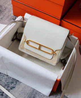 에르메스 룰리스18 나타 화이트 금장 에버컬러